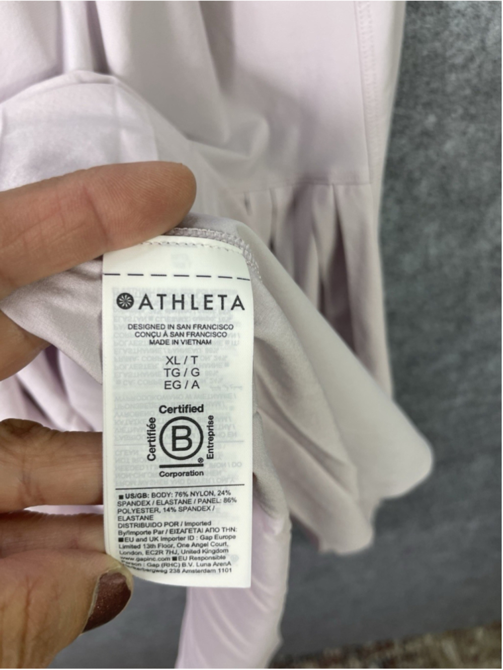 Athleta Match Point Pleated Dress Women's XL Pink Athletic Dress Golf Tennis - Picture 10 of 11